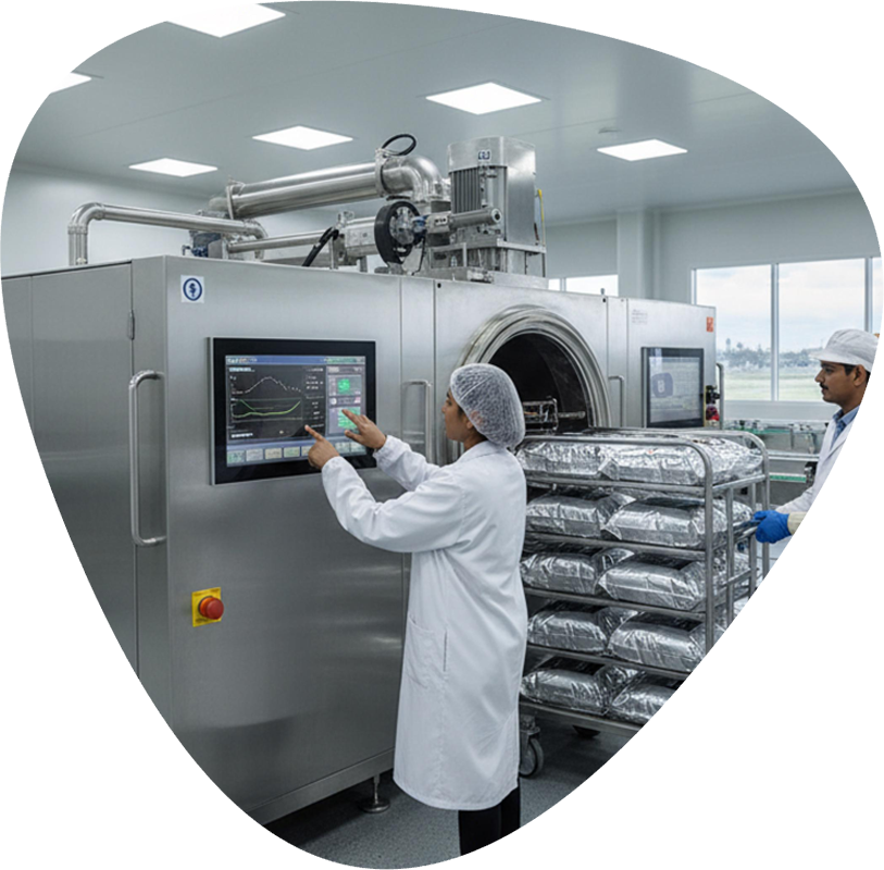 Pilot Retort Machine for Trial - Fibro Foods Pilot Retort Machine for Trial