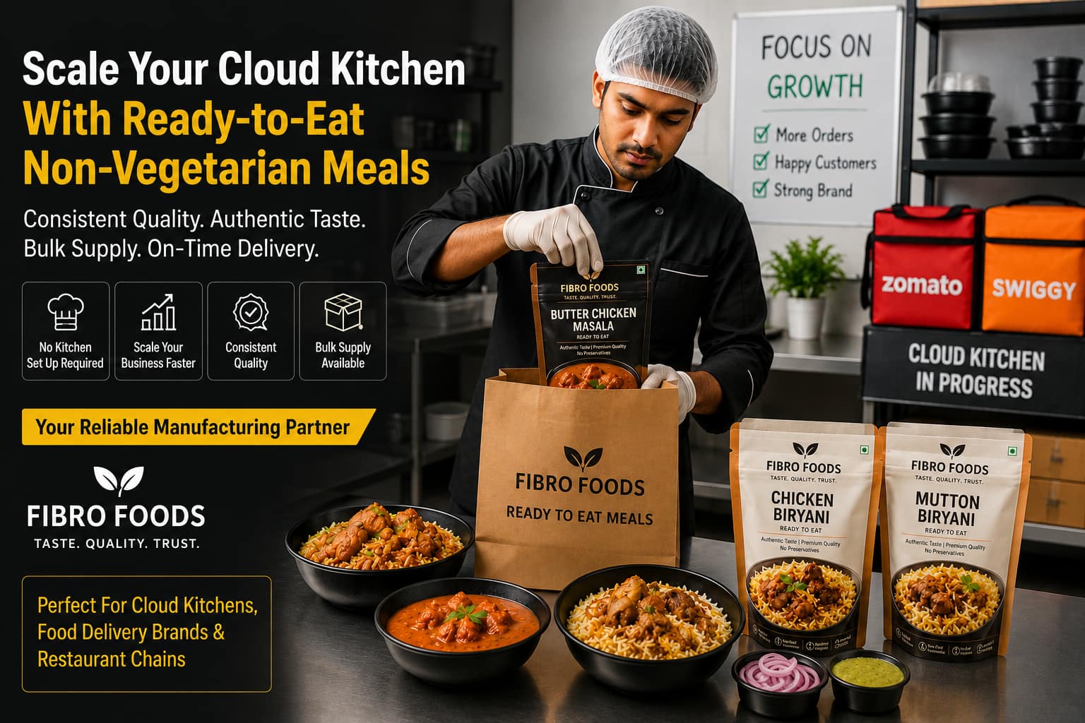 contract manufacturing for cloud kitchens